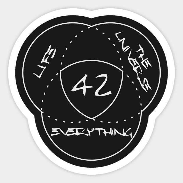 42 Sticker by valsymot